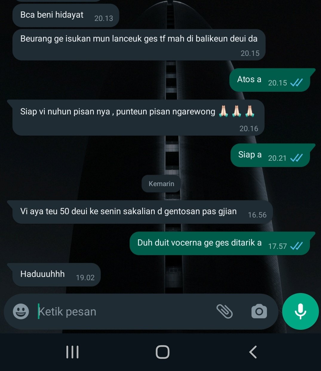 Revi Fess on Twitter: "Adaa yaa org udh minjem duit, minjem lg gak