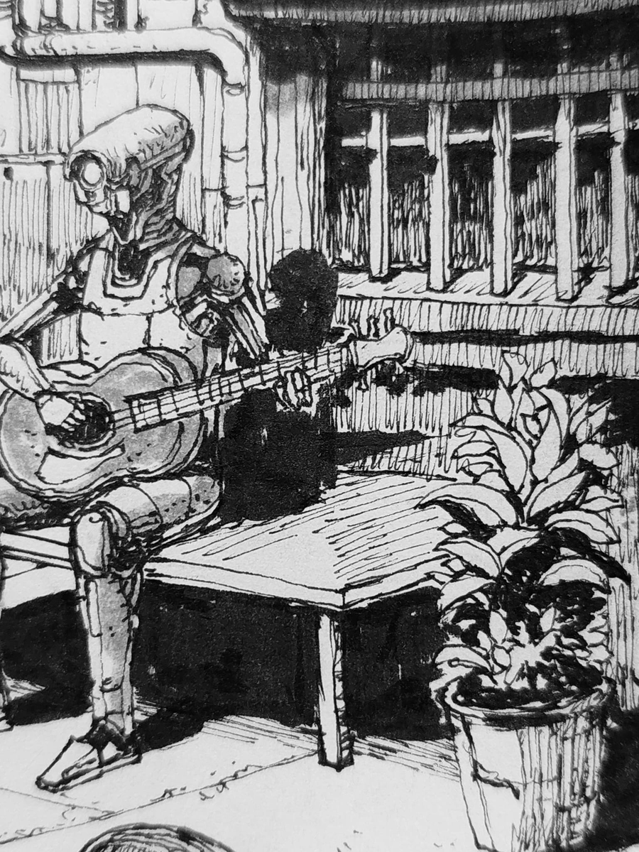 Stray inspired sketch