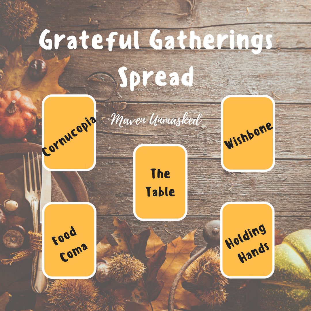 HistoryTarot's tweet photo. Some Thanksgiving Tarot spreads to kick off the holiday with! 

#Thanksgiving2022 https://t.co/ZYZn0s81Oj