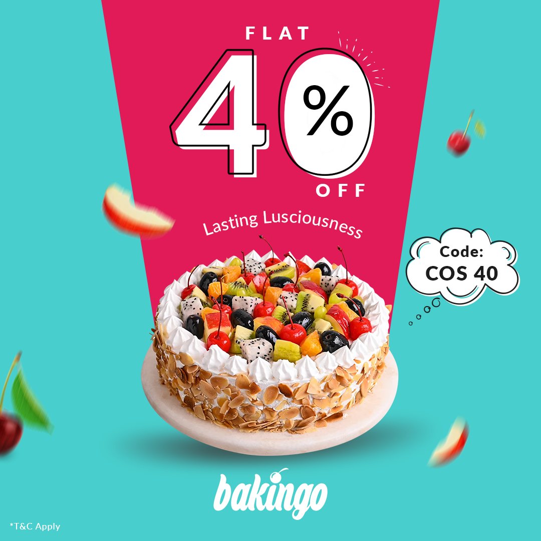 Mega Discount Like Never Before! ...Because your sweet tooth bribed us into giving this Mega Discount on Tantalising Desserts! 

.
.
#bakingo #bakingosale #dessertsale #flat40 #dessertdelivery