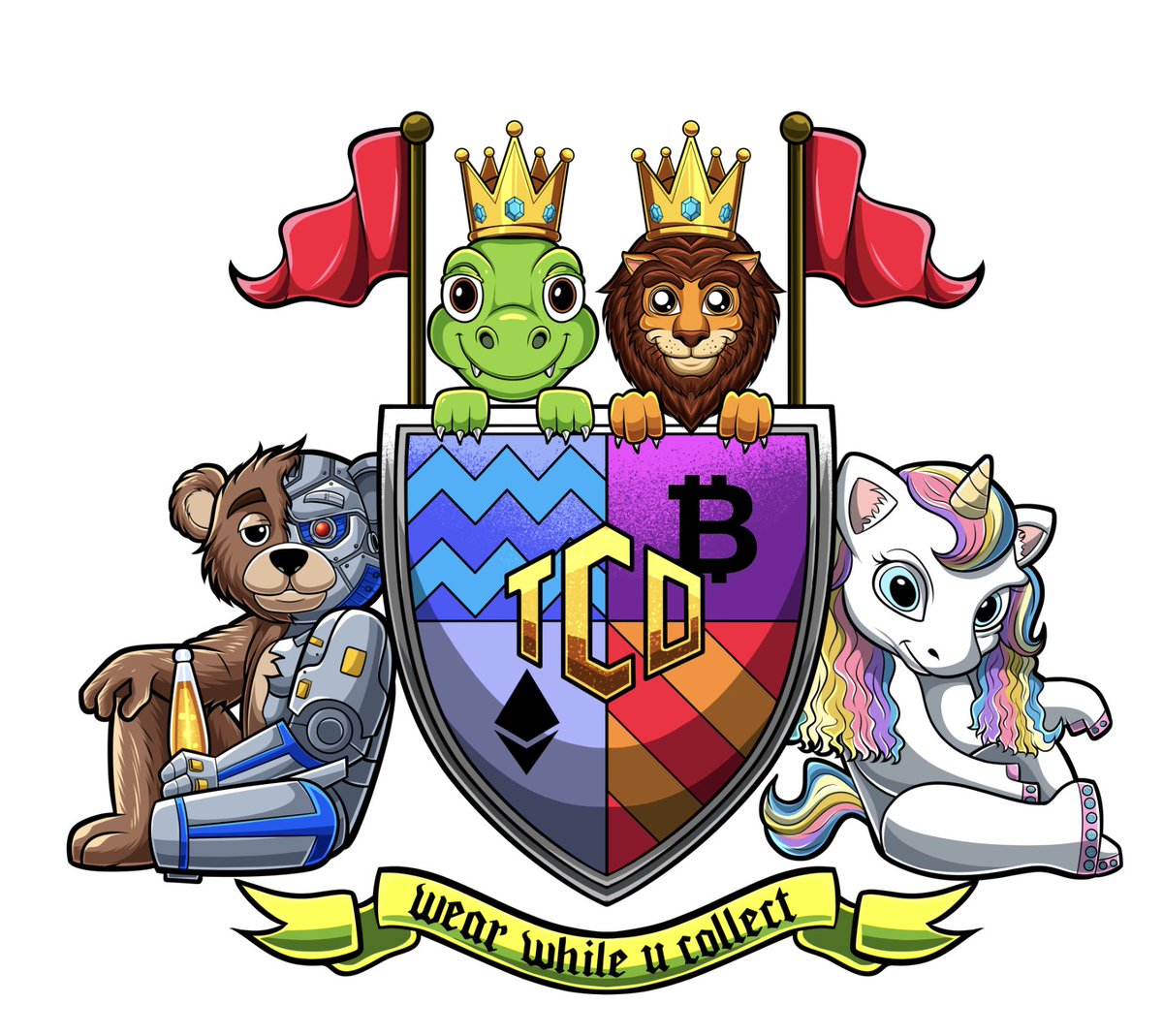 The auction for the #1 hoodies is now live... price includes the apparel linked to the NFT and shipping worldwide. They can be redeemed immediately after the auction. No need to burn the NFT to redeem. 
opensea.io/collection/the…
#thecrowndudes #nft #auction #collectibles #fashion