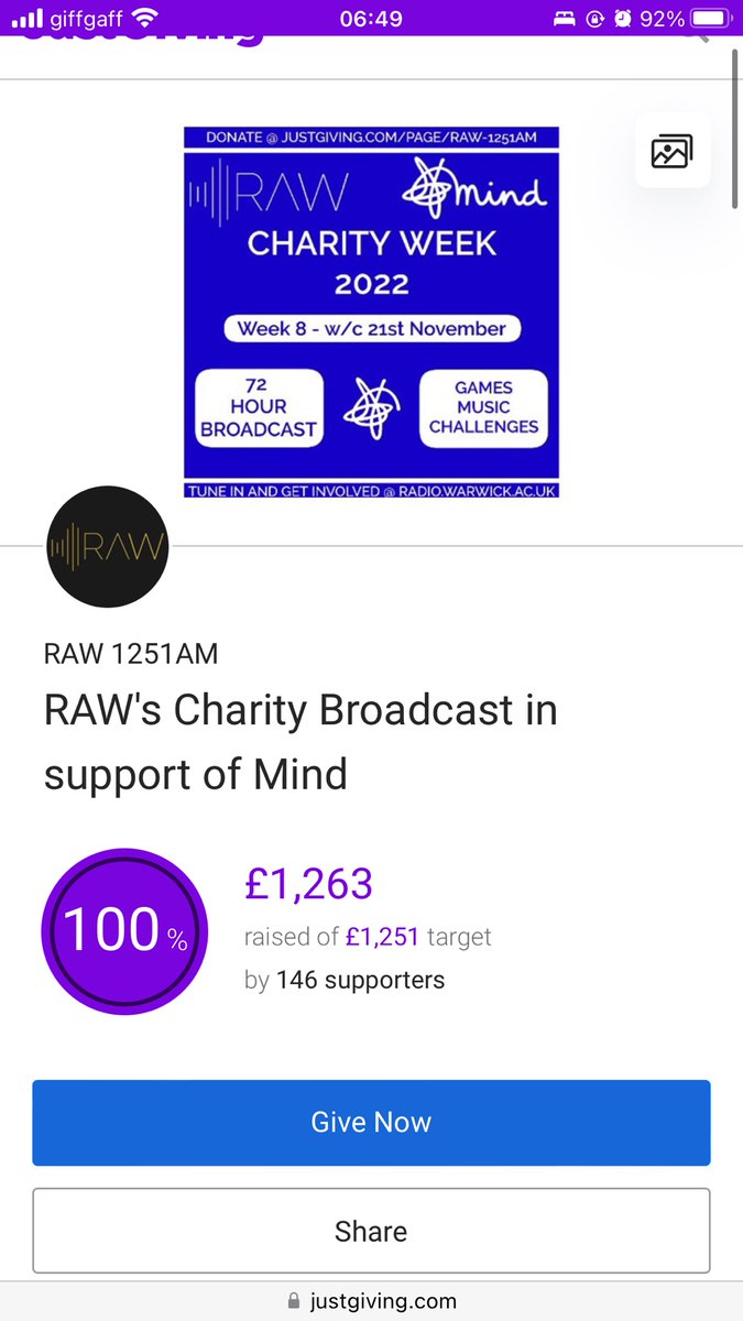 We’ve exceeded the target!!!
2 hours left of our 72 hour broadcast in support of Mind. Thank you so much for all supports, listeners, donations, and presenters. 

I’m so proud of the entire team. Thanks for a fantastic charity broadcast. 

- Rebecca Cole, Station Manager