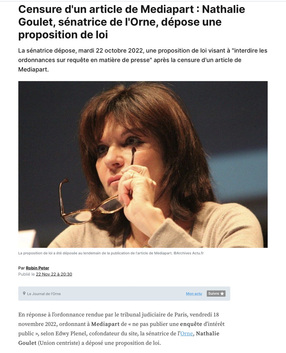 42Impertinent's tweet photo. #Perdriau : je porte plainte contre Nathalie #Goulet cette sangsue qui se dit sénatrice et profite de mes déboires pour se faire de la pub gratos. Qu’elle s’occupe des bouseux de l’Orne. La loi pour protéger la liberté de la presse portera mon nom ou ne sera pas ! #LoiPerdriau https://t.co/f5M5wqznwL