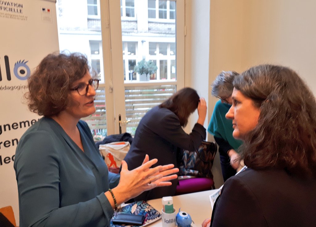 AxelJean77's tweet photo. 23 11 22
Nombreuses visites & discussions autour de #ress_num 1er degré français maths LV sciences #EduUp #P2IA #CaptainKelly ... @Edu_Num @education_gouv
Prochain Rdv @educatechexpo
Puis en 2023 sujets #inclusions, #maths, tous les #langages
/c @EdouardGeffray @audranlebaron https://t.co/QWutZnZV0b
