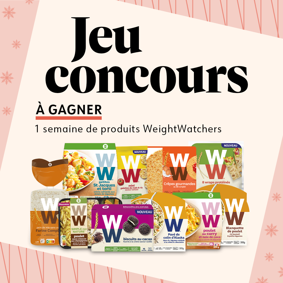 WW France on X: #jeuconcours : une semaine de produits WeighWatchers 🎁.  Pour tenter de gagner 5 plats et 5 snacks #WeightWatchers dites nous ce que  vous ferez de ce temps gagné