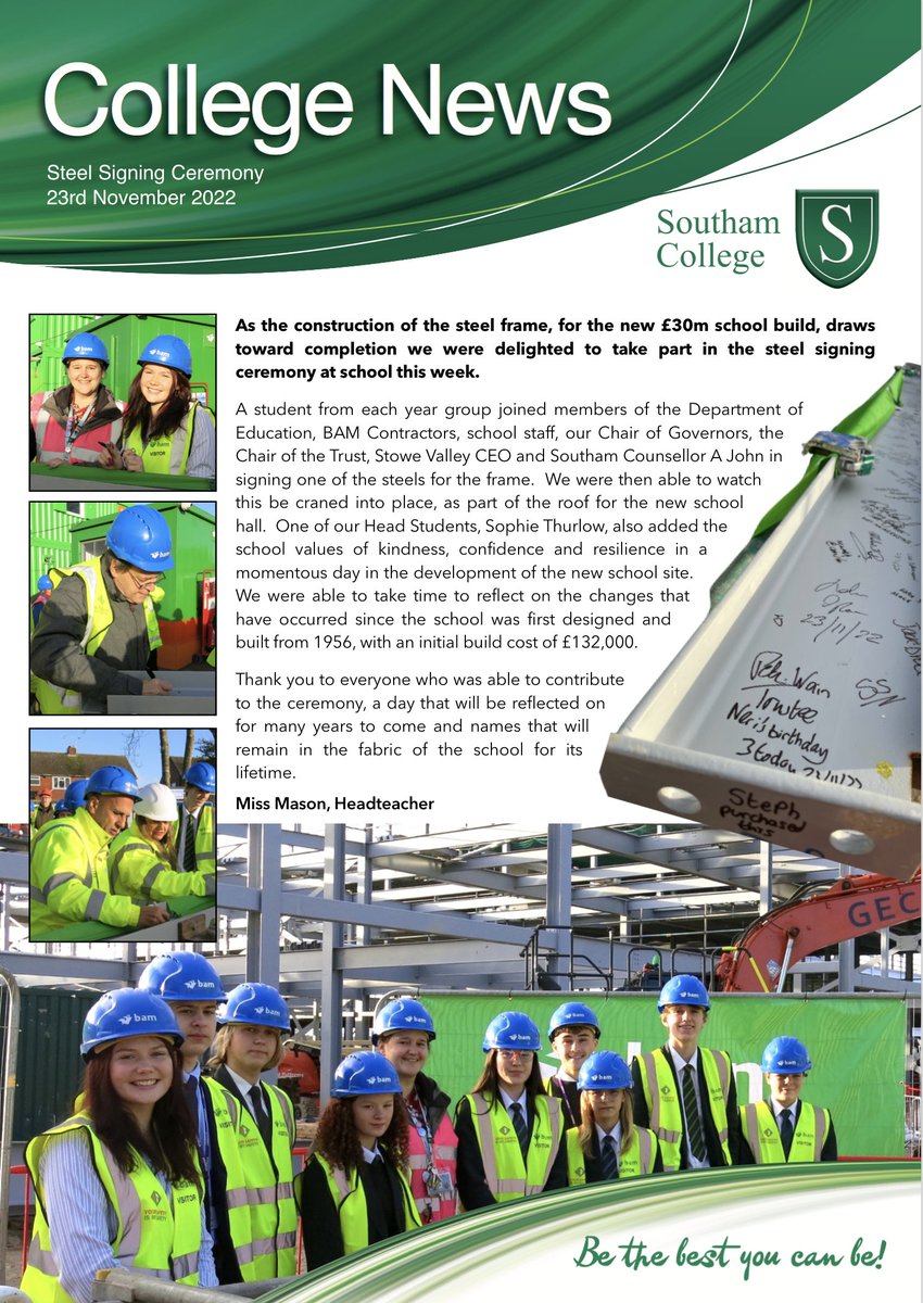 Southam College tweet media