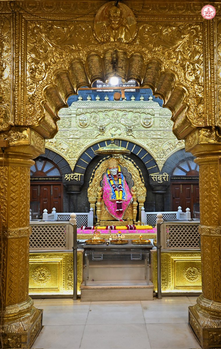 *!! ॐ साई राम!!*
*श्री साईबाबा संस्थान विश्वस्त व्यवस्था,शिर्डी*
*!! ॐ Sai Ram !!*
*Shri Saibaba Sansthan Trust, Shirdi*
≈≈≈≈≈≈≈≈≈≈≈≈≈≈≈
*आरती :-  माध्यान्ह आरती*
*गुरुवार दिनांक २४ नोव्हेंबर २०२२*     
*Aarti : -madhyan Aarti*     
  *Thursday 24*
*November 2022*