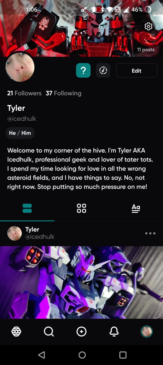 IcedHulk's tweet image. Just letting you all know, #Hive is pretty nice and we're all happy over there. You should come join us! I think I'll be deleting the bird soon.