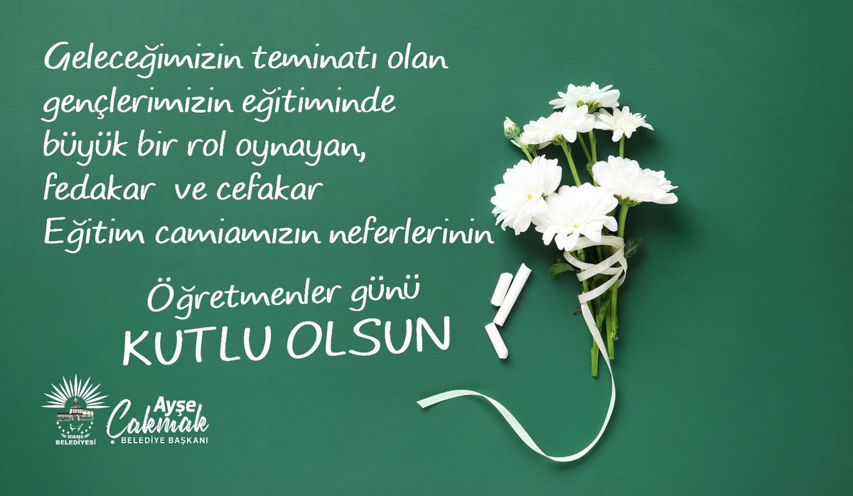 #Öğretmenlergünükutluolsun