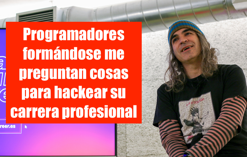 chemaalonso's tweet photo. El lado del mal - Programadores formándose me preguntan cosas para hackear su carrera profesional #HackYourCareer @geeks_academy https://t.co/eJKZibFmeA https://t.co/58P1xP9jZ0