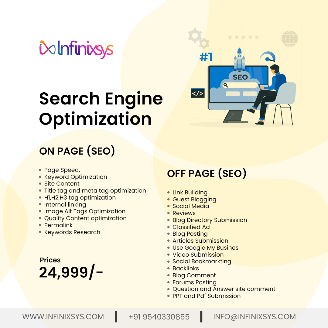 SysInfinix's tweet photo. Best Prices Offer Search Engine Optimization Just 24,999/_ https://t.co/aMQACMQnXP