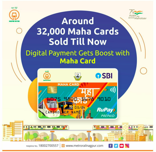 RailAnalysis's tweet photo. Maha Metro Update: Nagpur metro takes digital initiative and sells around 32,000 Maha cards

Read more...https://t.co/CtXAywn0cN
 
#nagpurmetro #AFCsystem #metro #electrical #technology #ticketing #digitalization #mahacards #safety #security #infrastructure #mahametro https://t.co/TQwnFzUp27