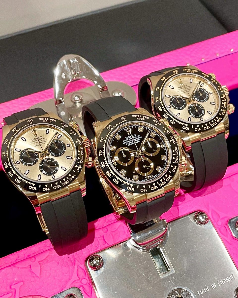 _Glint_'s tweet photo. ROLEX
コスモグラフ デイトナ
116518LNG
18Kイエローゴールドモデル✨
2021年より登場した新しい8Pダイヤ文字盤💎
大変人気の高いデイトナです💪
お早めにご連絡ください📲
#116518LNG
#116518LN
#ROLEX
#ROLEXDAYTONA
#DAYTONA
#SUNDUST
#勞力士
#ロレックス
#ロレックスデイトナ
#デイトナ https://t.co/HHofkQ2ccY