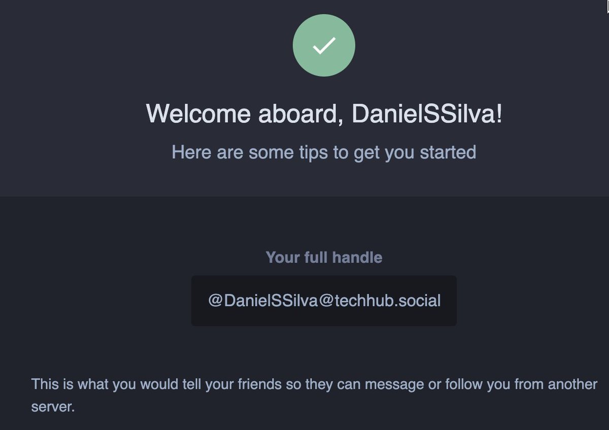 Well, this was way faster. I'm still waiting for fosstodon, so I've created one on techhub.social