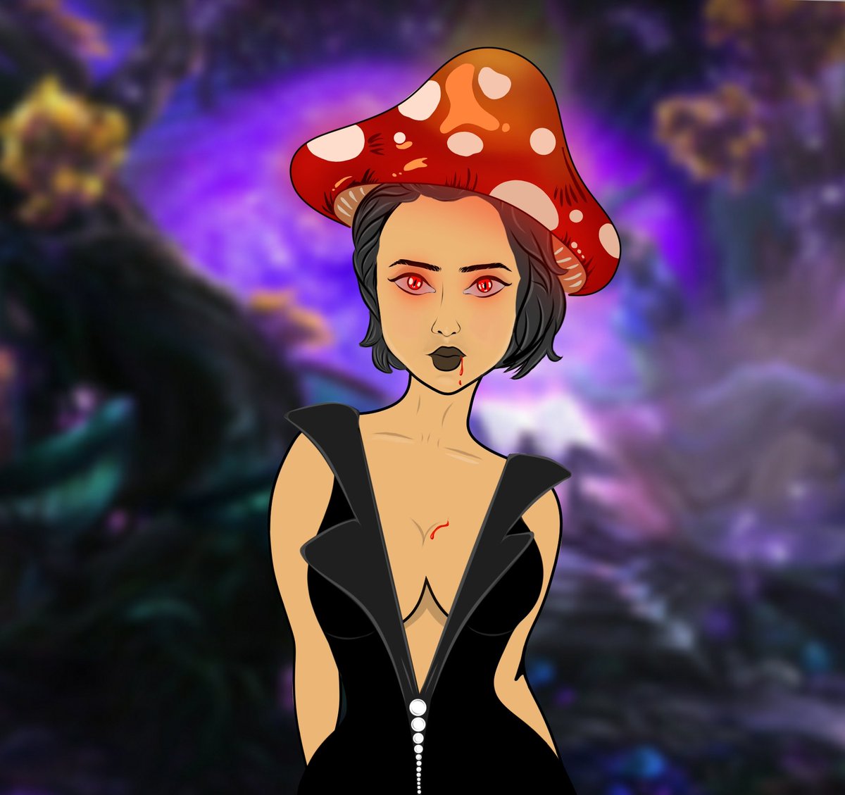 GOOD MORNING #NFTCommunity

This is what i created for magic mashroom art contest.

#CactusBoom 
#magicmashroom challenge

#mademoiselle 

(A young unmarried women)