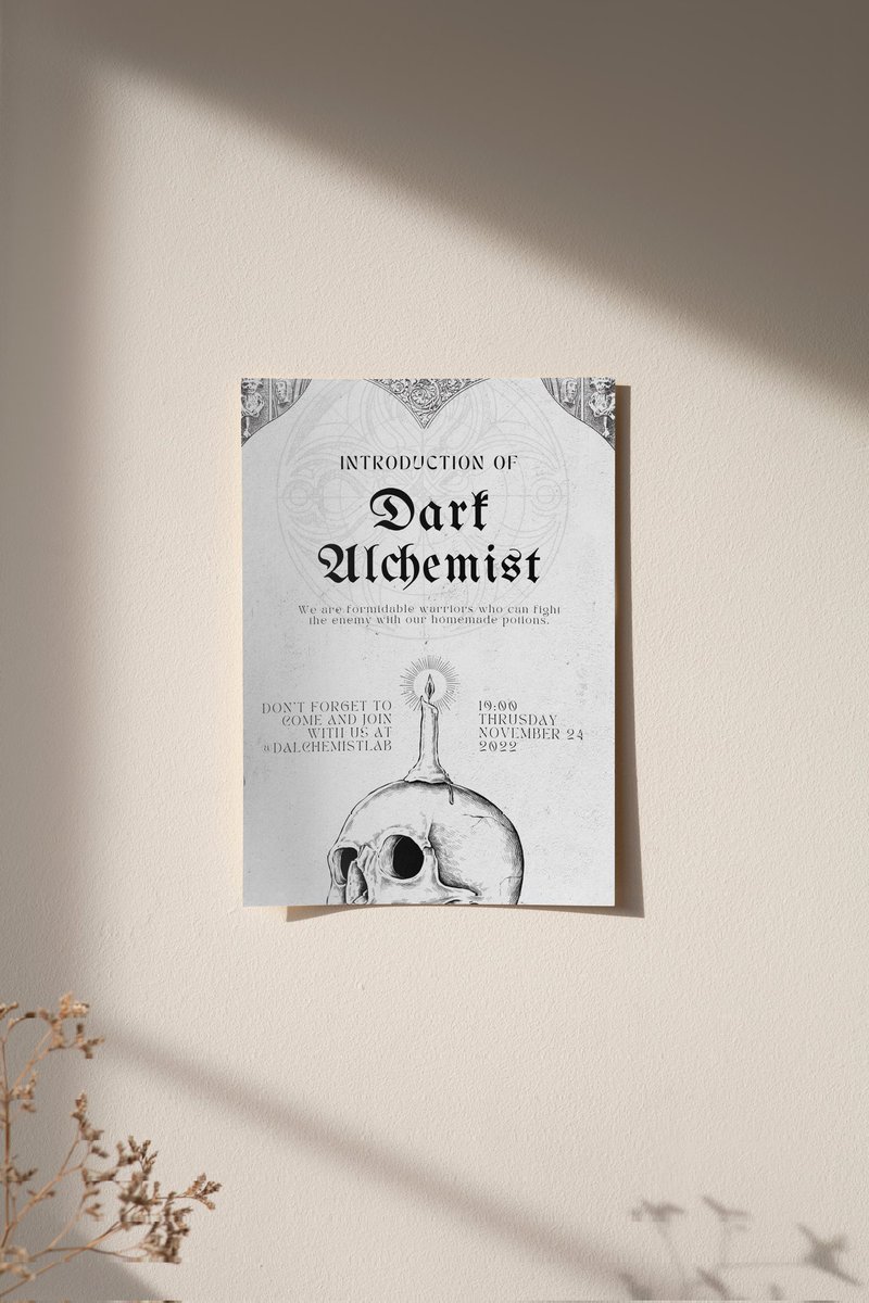 ㅤ

            ( ALL STUDENTS ) 
              
        Dark Alchemist Introduction

    📅  24th November 2022
    🕖  19.00 WIB
    📍  <a href="/DAlchemistLab/">𝗗𝗮𝗿𝗸 𝗔𝗹𝗰𝗵𝗲𝗺𝗶𝘀𝘁.</a>

ㅤ