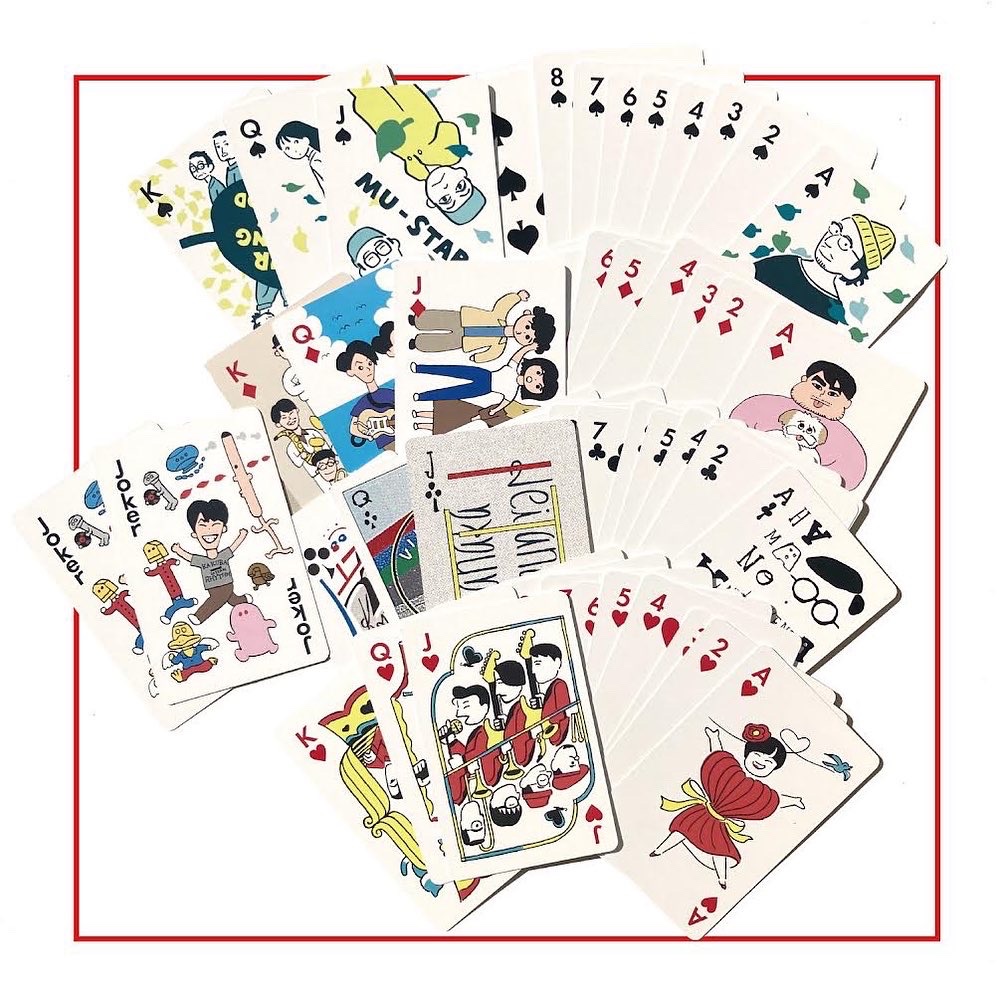 カクバリズム20周年 新作グッズ
ORIGINAL PLAYING CARDS

トランプの♠️イラスト担当しました。他は本秀康さん、死後くんさん、大原大次郎さん。どれも素敵ですー。 