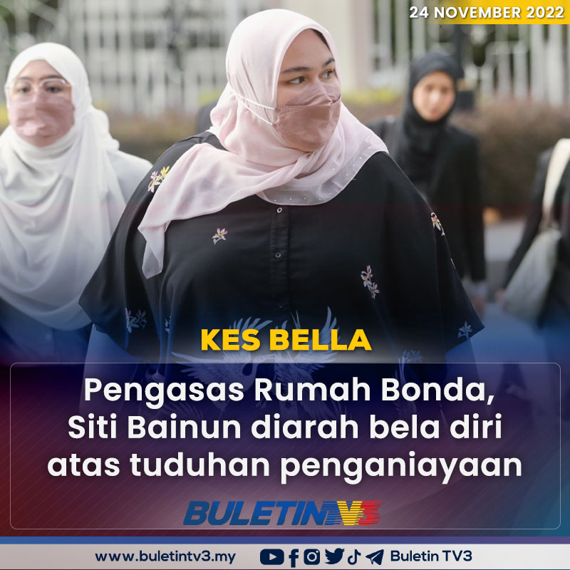 BuletinTV3's tweet photo. KES BELLA | Pengasas Rumah Bonda, Siti Bainun Ahd Razali diarah membela diri atas tuduhan menganiaya seorang remaja perempuan Sindrom Down dikenali sebagai Bella.

Hakim Izralizam Sanusi membacakan keputusan di akhir kes pendakwaan.

Baca artikel: https://t.co/XPJh1fsaIH https://t.co/t3VlIGynUj