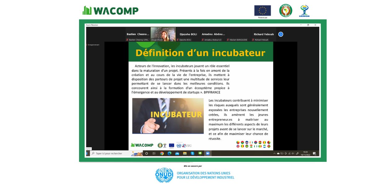 Regional online training workshop organized for enhancing entrepreneurship training
 
30 learners from West African training institutions and Business Support Organizations (BSOs) attended the workshop focusing on regional &amp; international best practices... linkedin.com/posts/wacomp-w…