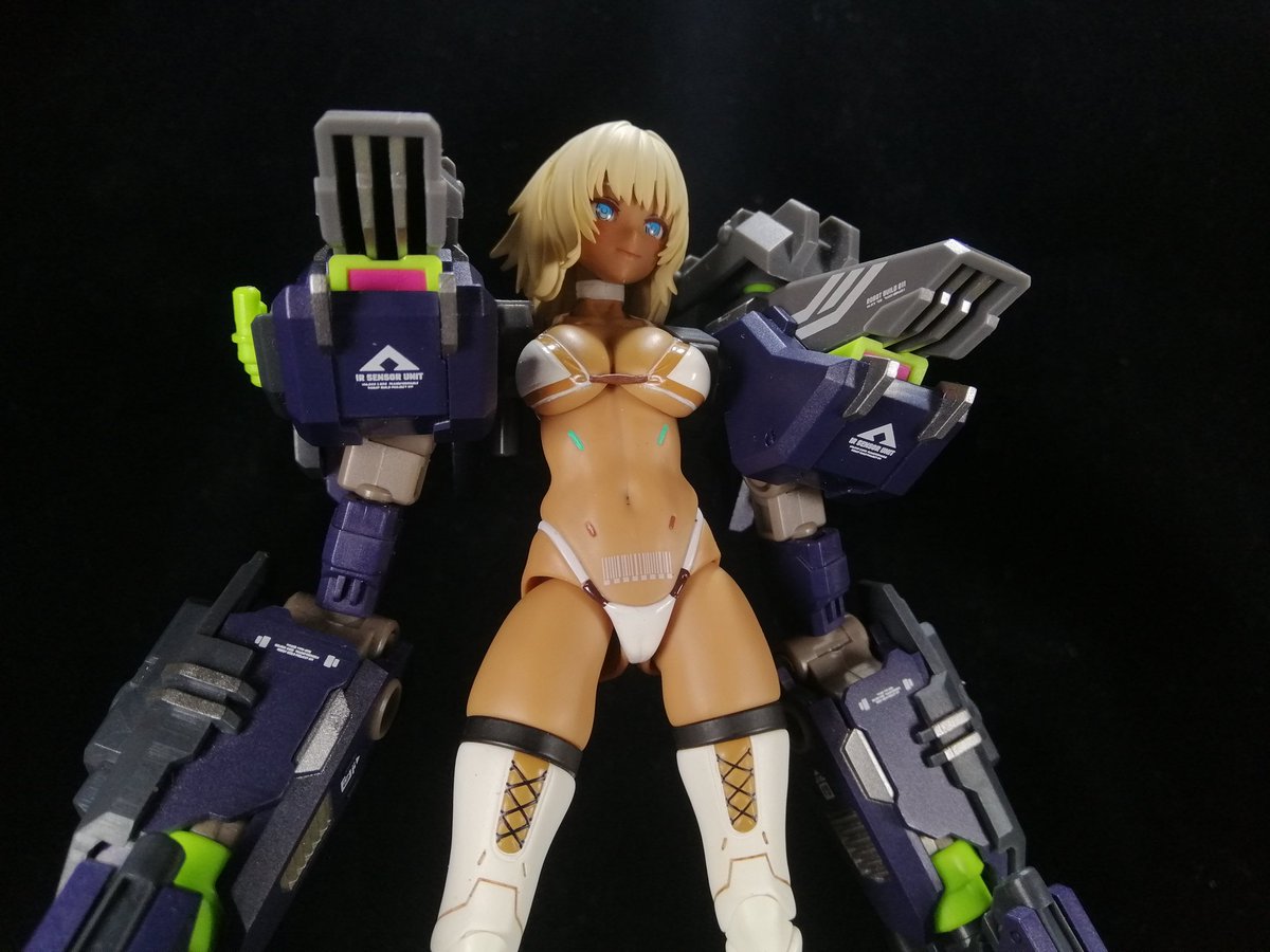 sonxapien's tweet image. #蝸之殻
#ROBOTBUILD
Milk Tea Girl x RB-11 Titank Arms