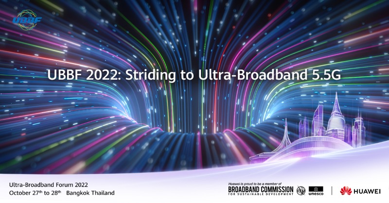 Huawei's tweet photo. What steps do we need to take to reach the new milestone of ultra-broadband 5.5G? Check out the article from David Wang, Executive of the Board and Chairman of the ICT Management Board at #Huawei.
#GreenIntelligentOptiX #UBBF2022 https://t.co/fhLm7Px8ZW