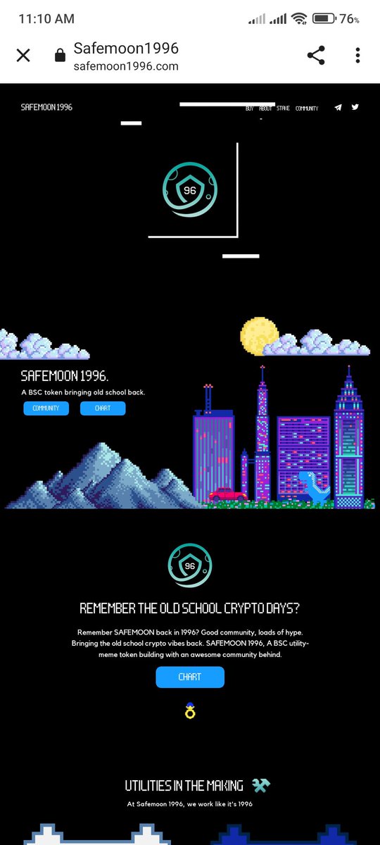 <a href="/ChinaPumpWXC/">中国密码鲸公司 WHALE CHINESE 🇨🇳🐳🚀🌖</a> Safemoon 1996 will pump 1996 vibes ye? Taking a trip back in time to the nostalgic era of classical meme coins. In remembrance of the OG, Safemoon 1996 is here to take the world by storm!

t.me/Safemoon96

poocoin.app/tokens/0x4a76a…
#SFM96 #Safemoon #Safemoon1996