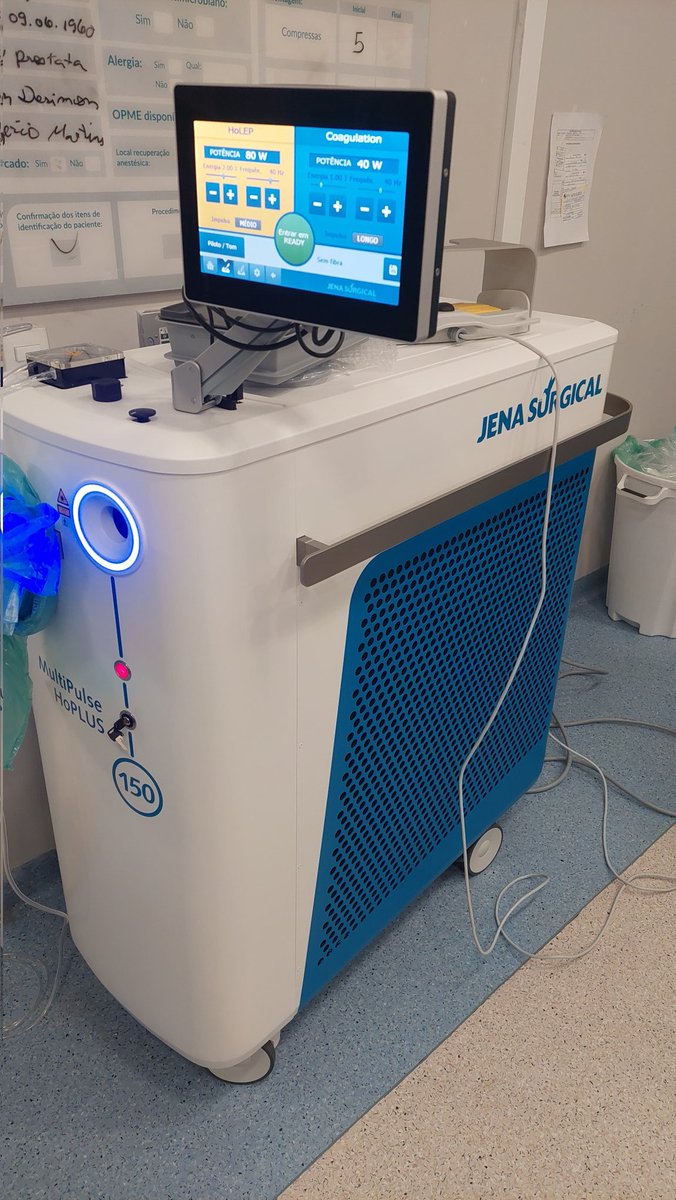 Eduardo Terra Lucas (@terralucas1) on Twitter photo Yesterday we did our first cases with <a href="/SurgicalJena/">JenaSurgical</a> MultiPulse HoPlus in our state. Powerfull laser, impressed with very good hemostasis and extremely fast morcellation. Not tried yet very high powers (EPS).
<a href="/renancabral/">Renan Desimon Cabral 🇧🇷</a> <a href="/gutoniazzo/">Gustavo Piazza Toniazzo</a> <a href="/pablocambeses/">Pablo Cambeses Souza</a> <a href="/alexluizsanches/">Alexandre Sanches</a>
#UroSoMe Yesterday we did our first cases with <a href="/SurgicalJena/">JenaSurgical</a> MultiPulse HoPlus in our state. Powerfull laser, impressed with very good hemostasis and extremely fast morcellation. Not tried yet very high powers (EPS).
<a href="/renancabral/">Renan Desimon Cabral 🇧🇷</a> <a href="/gutoniazzo/">Gustavo Piazza Toniazzo</a> <a href="/pablocambeses/">Pablo Cambeses Souza</a> <a href="/alexluizsanches/">Alexandre Sanches</a>
#UroSoMe