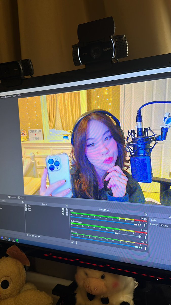 live from my first setup 🥹 Twitch.tv/QuarterJade
