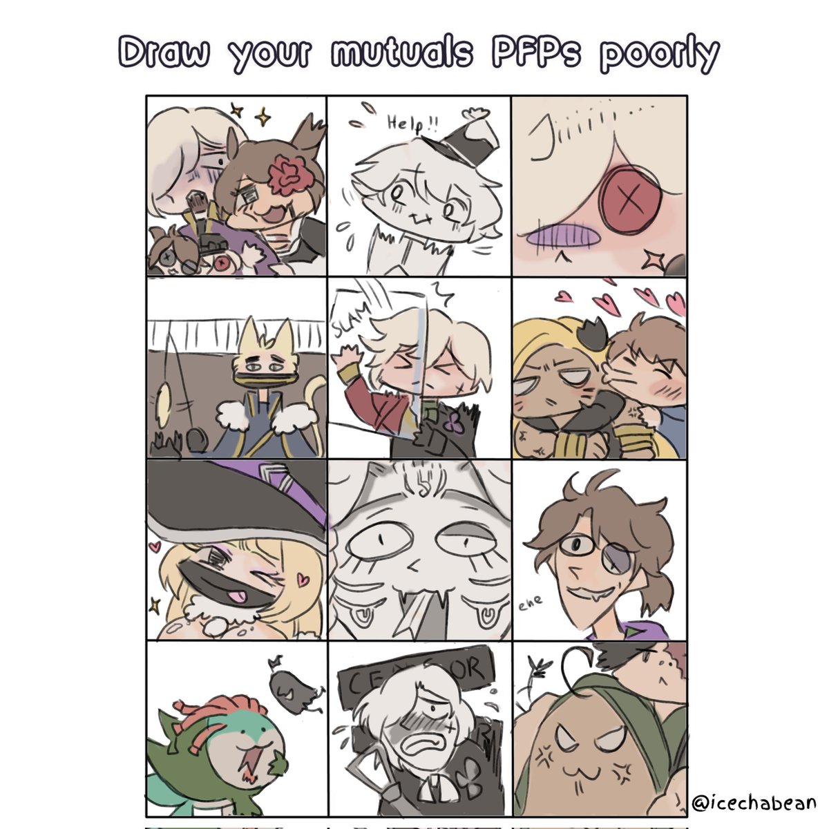 HSGSUSUSBS I-I tried my best-thank you for let me draw your PFPs 🙏🙏💦
@KWIM_15
@reiyacchi13
@luxpuellave
@Pistachiococola
@shishirosan1
@MarchenVonFried
@ToKneeVT
@mcaluu
@bestierat
@LeunKon
@bornagainwhore
@InsainCat https://t.co/gXPnB1ILLY