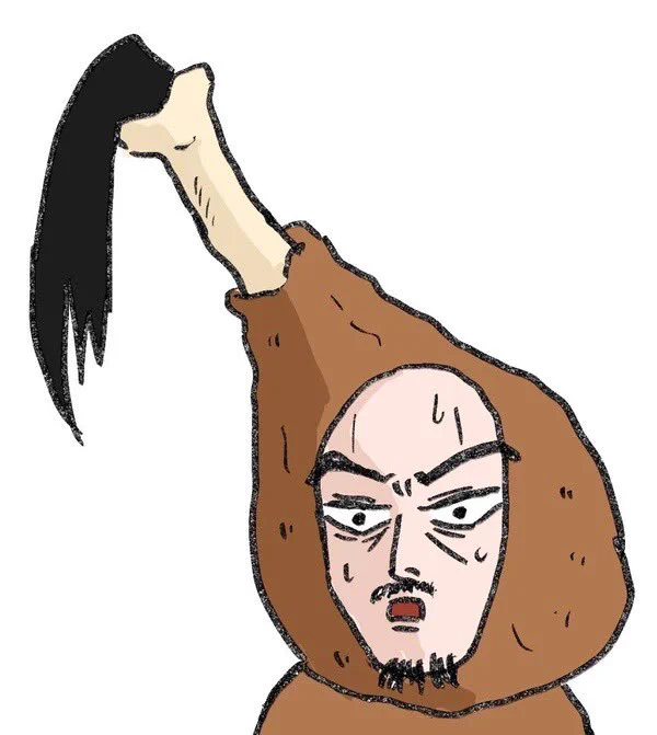 みりんさんに便乗して去年のクリスマス絵再掲みんなでダサセーターorダサコスしようねって言われて張り切ったのに1人だけ浮かれた感じなってしまった李斯の落書き 