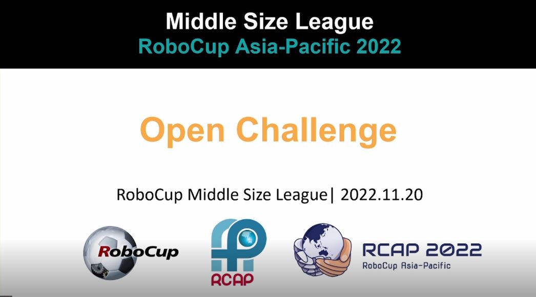 RoboCupAP's tweet image. 𝗥𝗖𝗔𝗣 𝟮𝟬𝟮𝟮 𝗠𝗶𝗱𝗱𝗹𝗲 𝗦𝗶𝘇𝗲 𝗟𝗲𝗮𝗴𝘂𝗲 (𝗠𝗦𝗟)
Congratulations to Team IRIS from Institut Teknologi Sepuluh Nopember, @its_campus
RCAP 2022 @robocup_org Middle Size League (MSL) Open Challenge from #Indonesia!
#soccer #robotsoccer #robocupsoccer #MSL #ai #tesla