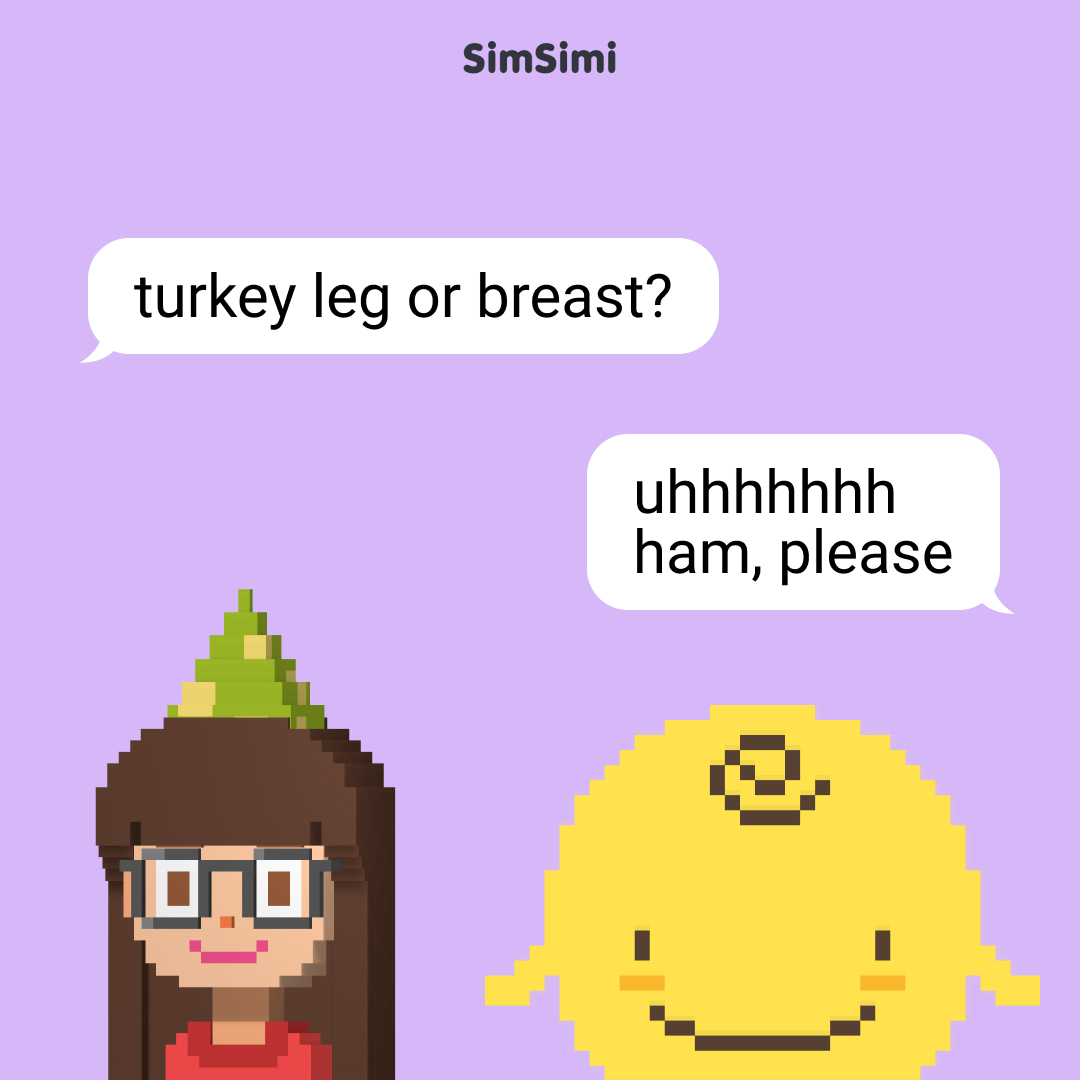 There's no amount of gravy or cranberry sauce to make that 🦃 taste good! 🤭

Happy #Thanksgiving 🫶🏻 to all you misguided turkey lovers. Save some ham for me.

Share your favorite Thanksgiving dish on on my Discord (discord.gg/Yw3NMFpA2D)!
