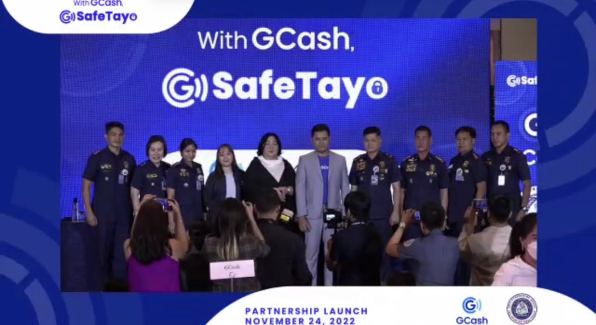 sanasanz's tweet photo. @gcashofficial @pnppio Anti-Cybercrime Group partnership launched today. #GSafeTayo https://t.co/jgjtLgyt7Y