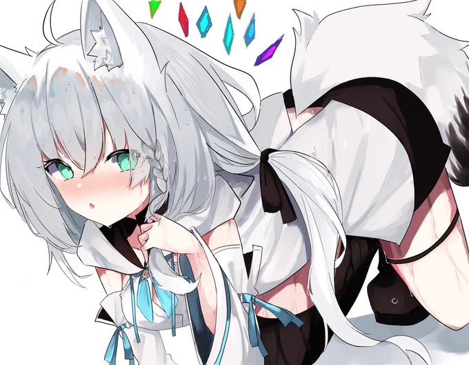 こう見るとすごく変わってるよね #絵フブキ  #ホロライブ 