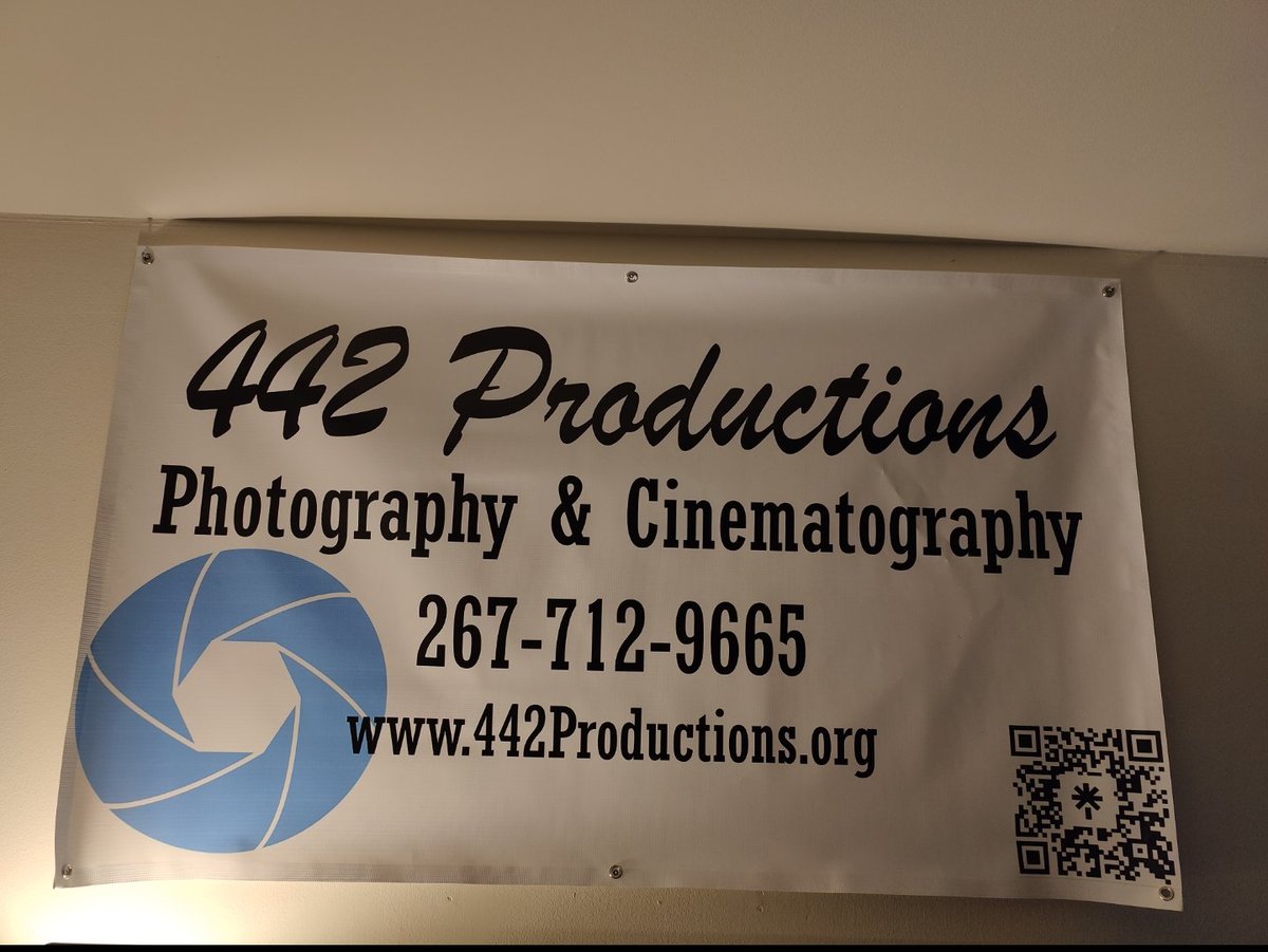442Productions's tweet image. Our new banner arrived and came out awesome! We're ready for some upcoming events. 

#442Productions #banner #event #photography #photographer #westchester #PA #Pennsylvania