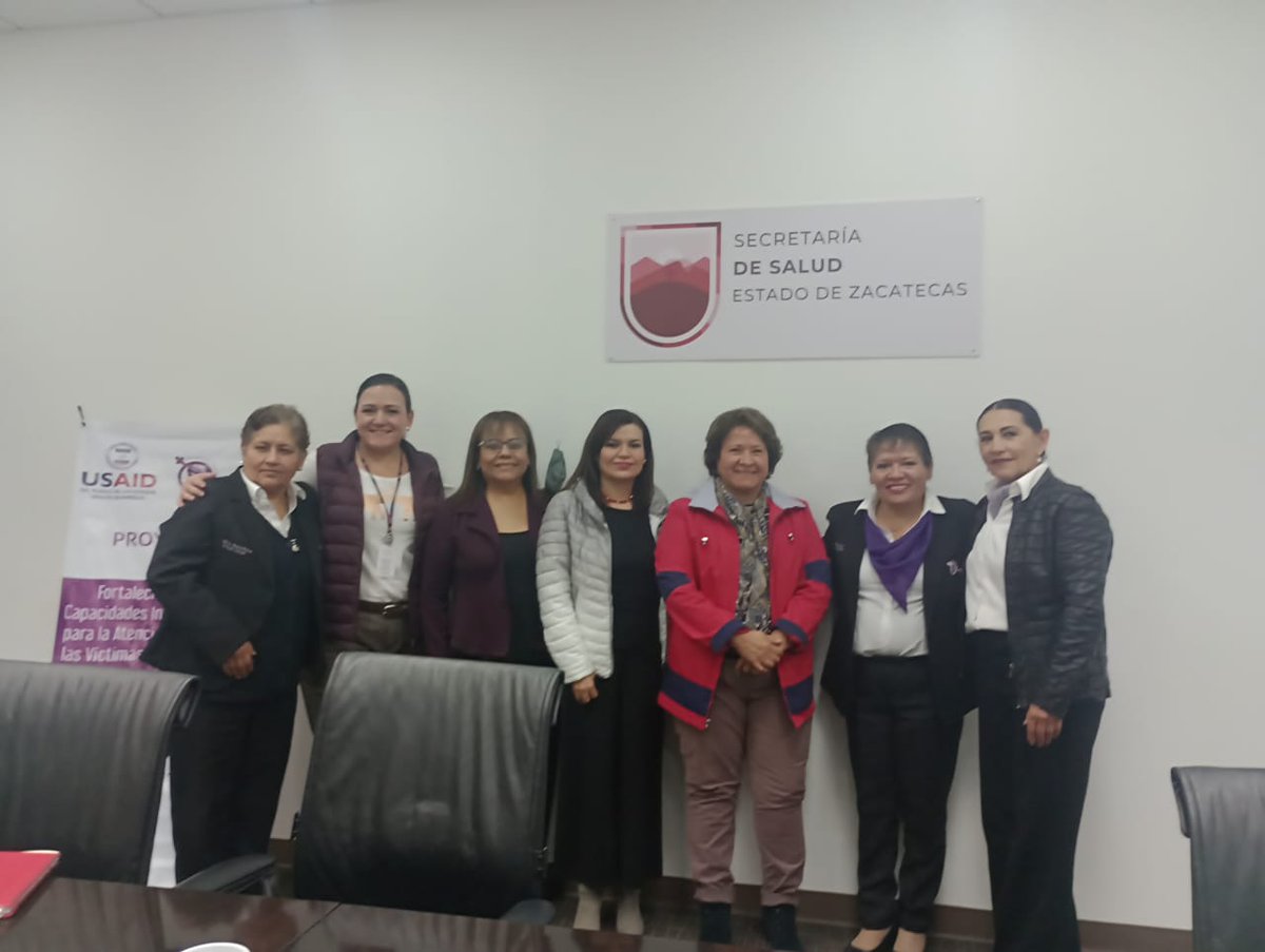 GougesAc's tweet image. Presentación del proyecto “Fortalecimiento de Capacidades Institucionales para la Atención Integral de las Víctimas y reeducación de las Personas Agresoras” ante autoridades de el Centro Estatal de Prevención y Atención de la Violencia Familiar y de Género de Zacatecas.