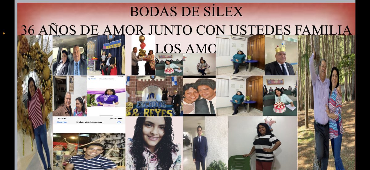 MarcialEscobar1's tweet photo. Agradezco a Dios por estos 36 años unidos en matrimonio como mi amada esposa e hijos. https://t.co/5mLqZVWlP9