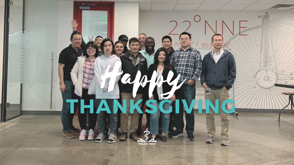 MelaxTech's tweet photo. 🦃 Happy Thanksgiving from the @MelaxTech team (extended and present).
#Bioinformatics #Machinelearningsolutions #Naturallanguageprocessing https://t.co/gmfap6DxZG