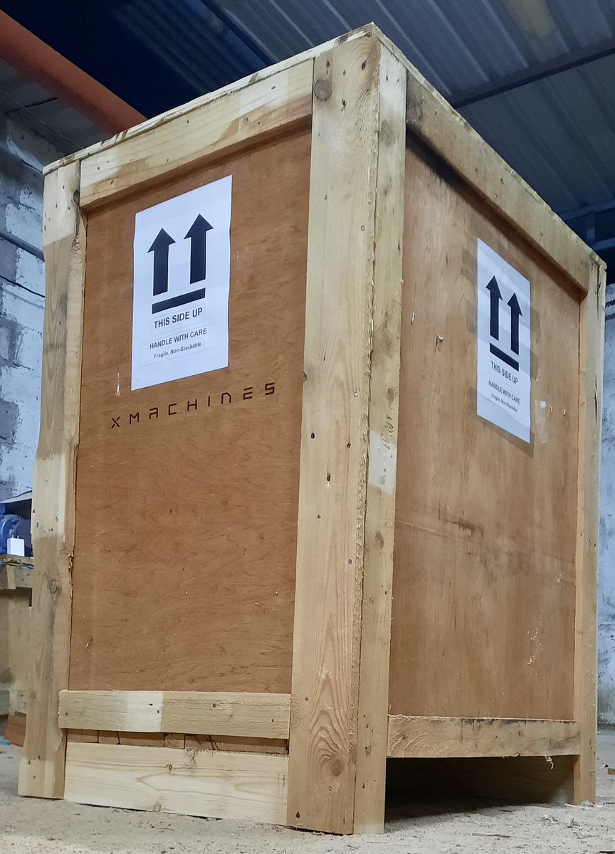 Made in India ➡️ Off to Europe 
Global Shipments have begun ! 

#autonomousrobots #ros #ugv #mobilerobots #amr #precisionfarming #warehouseautomation #madeinindia #startup #artificialintelligence #robotics 
<a href="/ISB_DLabs/">DLabs</a> 
<a href="/cieatiiithyd/">CIE at IIIT Hyd</a>
<a href="/AIPICRISAT/">AIP-ICRISAT</a> 
<a href="/AgHub_PJTSAU/">AgHub</a> 
<a href="/RICH_Hyd/">Research and Innovation Circle of Hyderabad- RICH</a>
<a href="/THubHyd/">T-Hub</a>