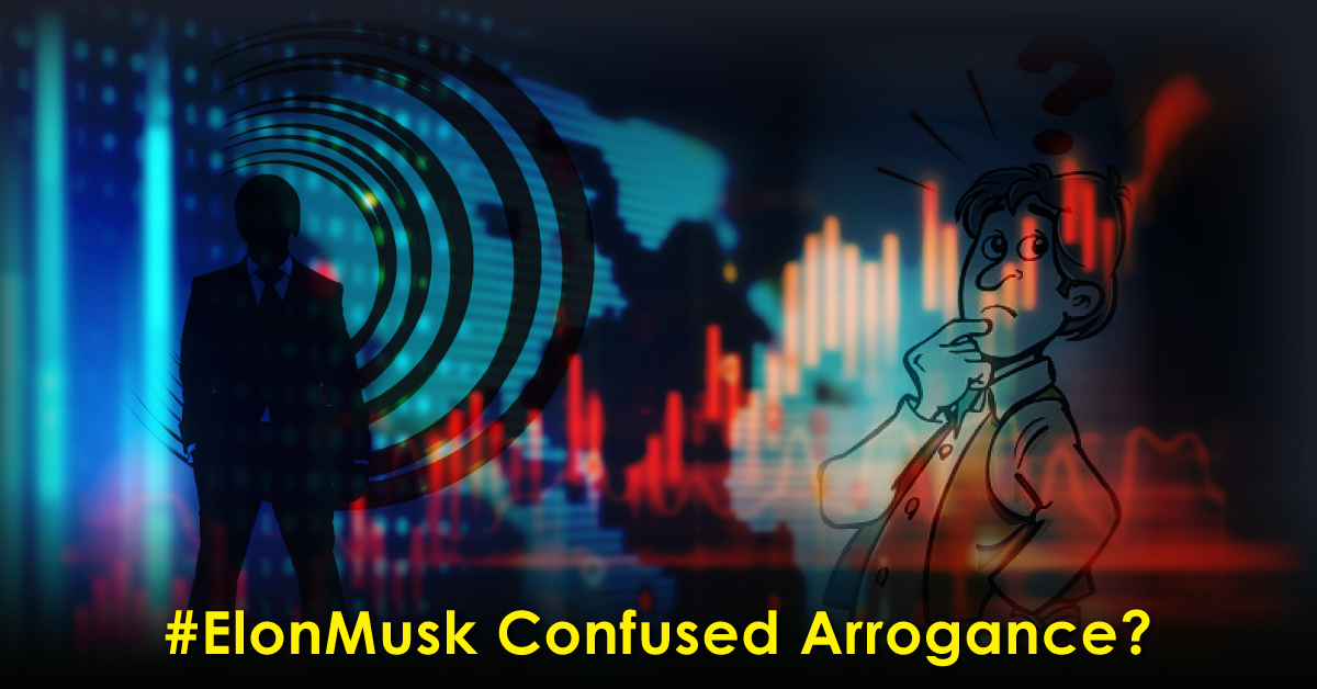 MorganJardin's tweet photo. #ElonMusk in a confused state of arrogance. Expect more #Tesla share sales, possibly some #Dogecoin dumping and an attempt to resell #Twitter in the next few months. https://t.co/8gc2bQVC33