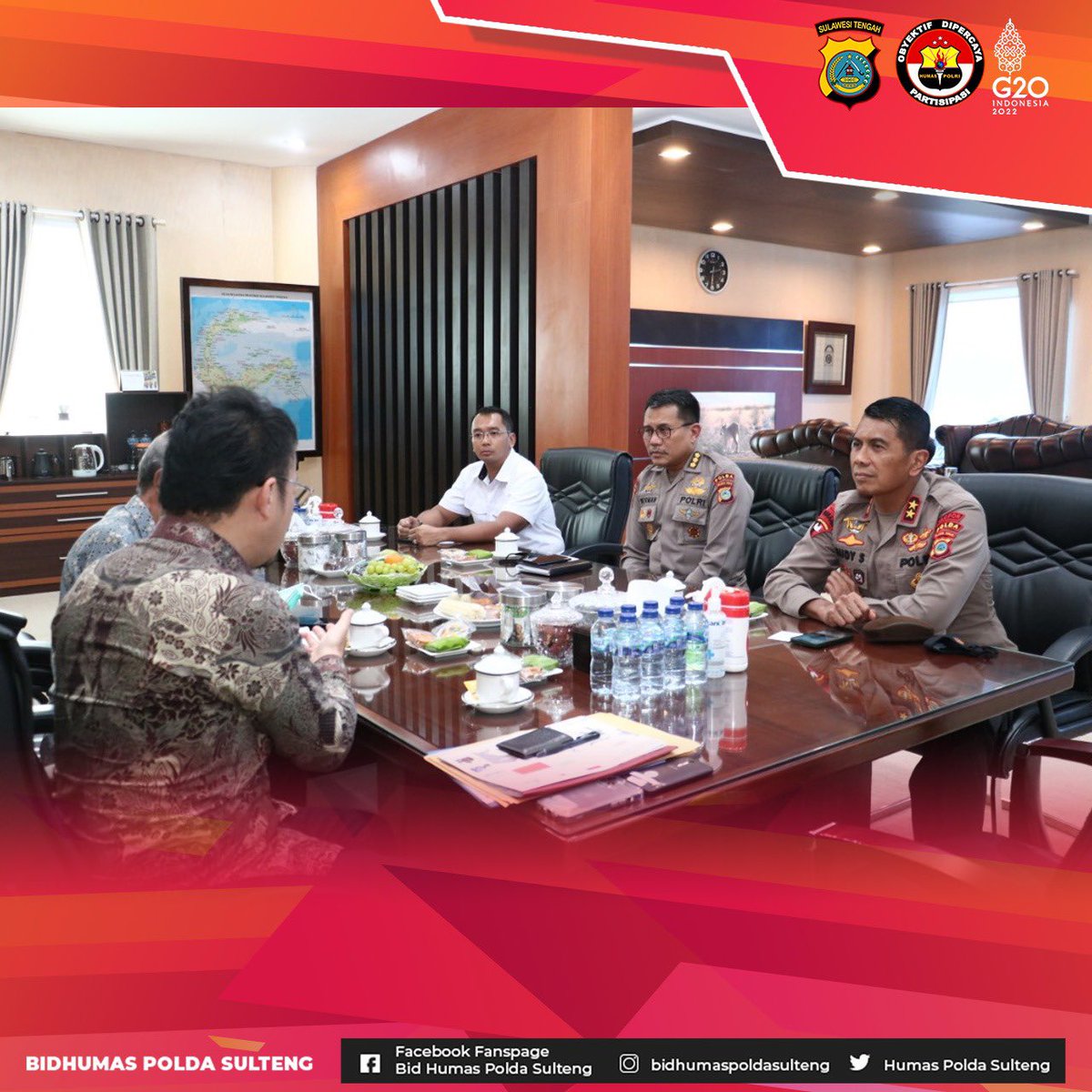 humaspolsulteng's tweet photo. Kapolda Sulteng terima
Kunjungan Dari Japan
International Cooperation
Agency (JICA)
.
.
.
.
.
#poldasulteng
#soalpalu_
#infosulteng https://t.co/3guAqOhxnt