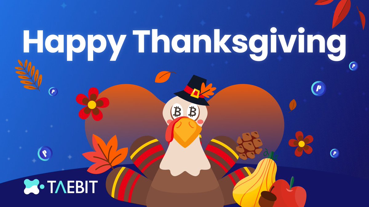 TaebitDEX's tweet photo. Happy Thanksgiving 🦃
 
Today is about giving away, so the first 50 with LIKE &amp; RT will receive…
 
#taebit #Giveaways #Giveaway #Thanksgiving2022 https://t.co/chviRP5yo3