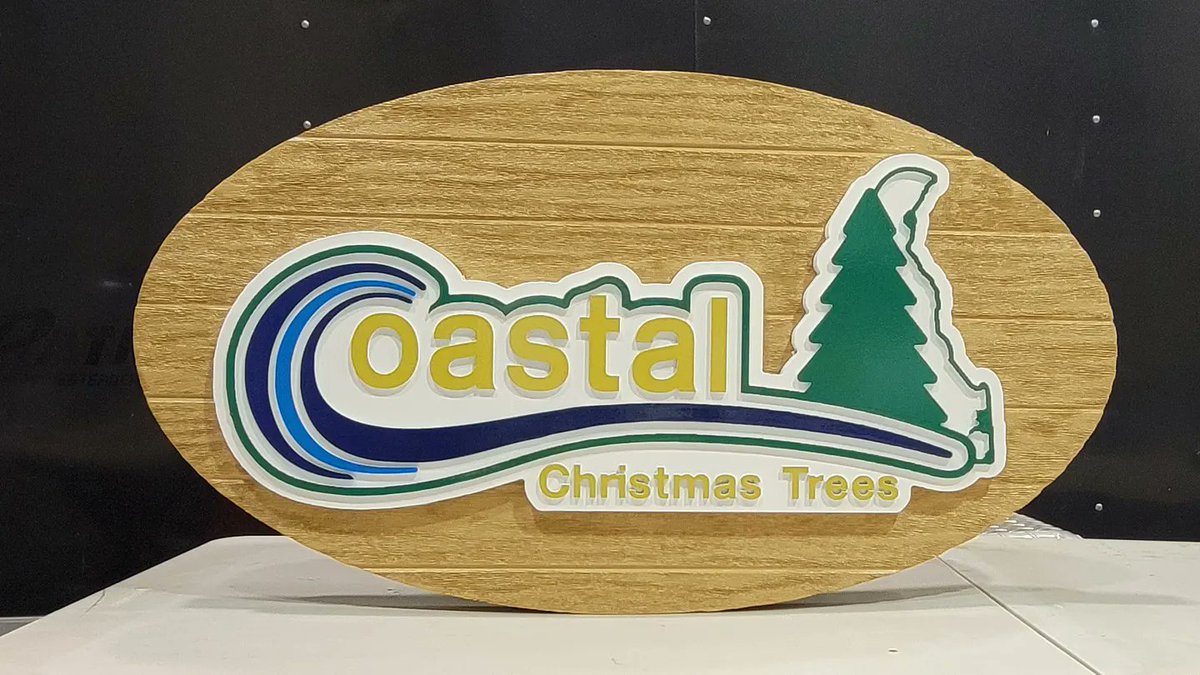 kenny_terhune's tweet photo. Made this carved sign for a local company for the season #ChristmasTree #Christmas #Milton #Delaware #signs #signcraft #carved #AMC https://t.co/qtuqvA5ylt