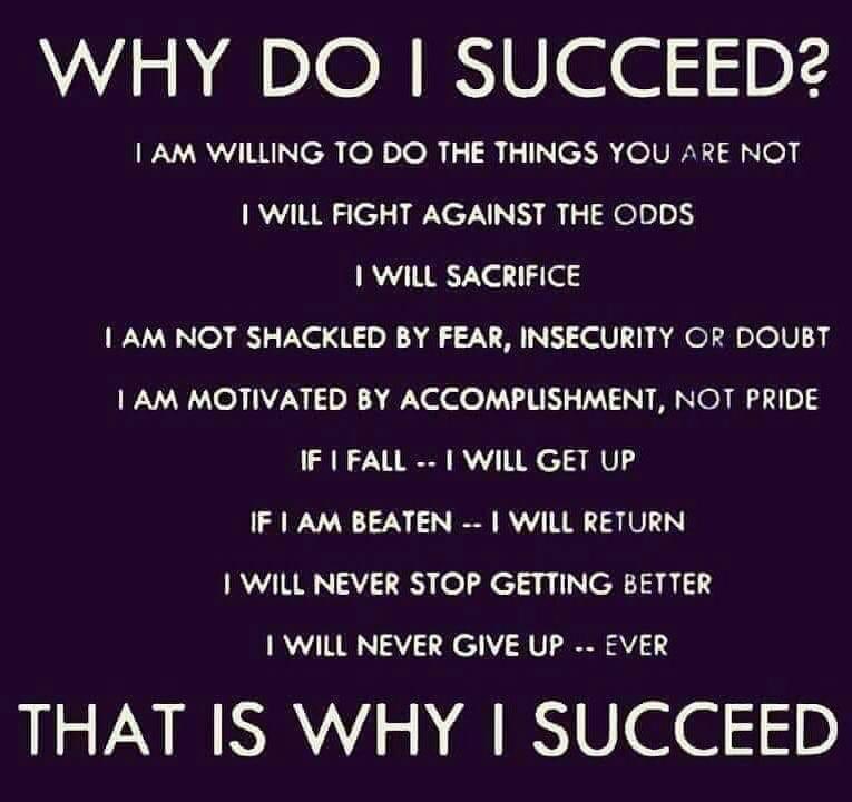 At any an everything I put my energy towards…I am successful 🙏🏾