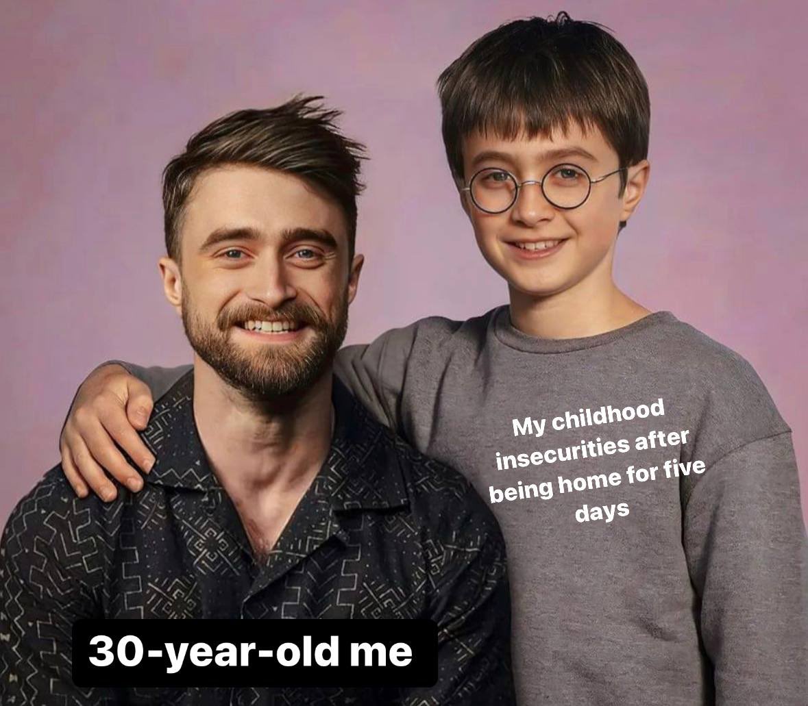 This tweet brought to you live from my childhood bedroom.