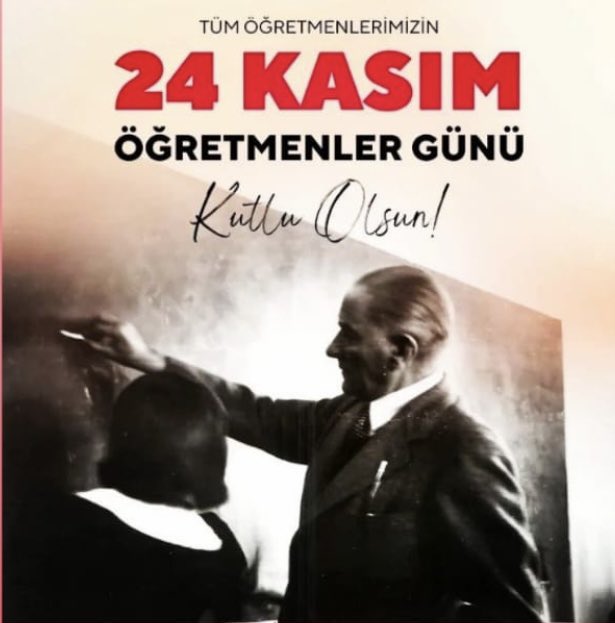 marasoglu61's tweet photo. Yarınlarımızı bir güneş gibi aydınlatan; fikri hür, vicdani hür, irfanı hür yeni nesiller yetiştiren öğretmenlerimizin #24KasımÖğretmenlerGünü kutlu olsun... https://t.co/9Ro3W55xtz