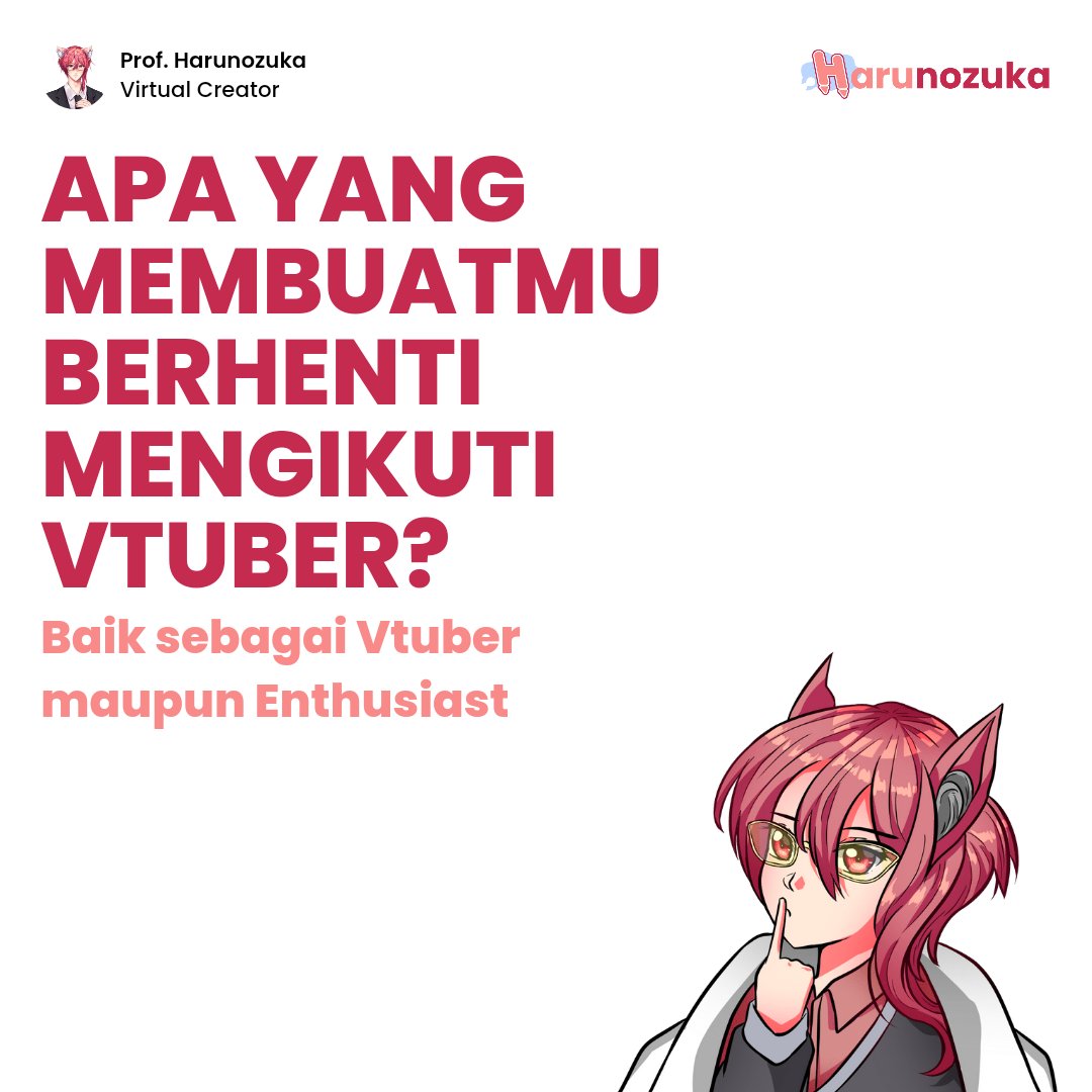 Prof. Harunozuka 💭 Virtual Professor tweet media