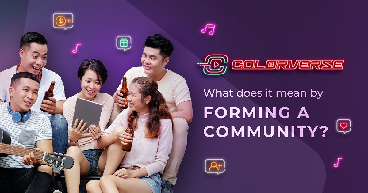 ColorverseFans's tweet photo. How “Community Economy” is affecting Creators-Viewers Relationship? 
 
Previously, viewers are only receivers of messages from the creators’ content. You can only view or at most, engage by giving likes, and comments or becoming a member or a follower. https://t.co/YOspMZuibG