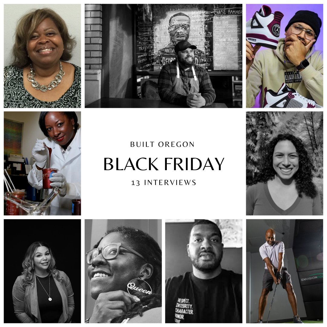 If you need me on #BlackFriday I will be on Instagram Live, hyping 13 Black founders from across Oregon and learning more about their dopeness. #SupportBlackBusiness <a href="/BuiltOregon/">Built Oregon</a> #PDXwhileBlack