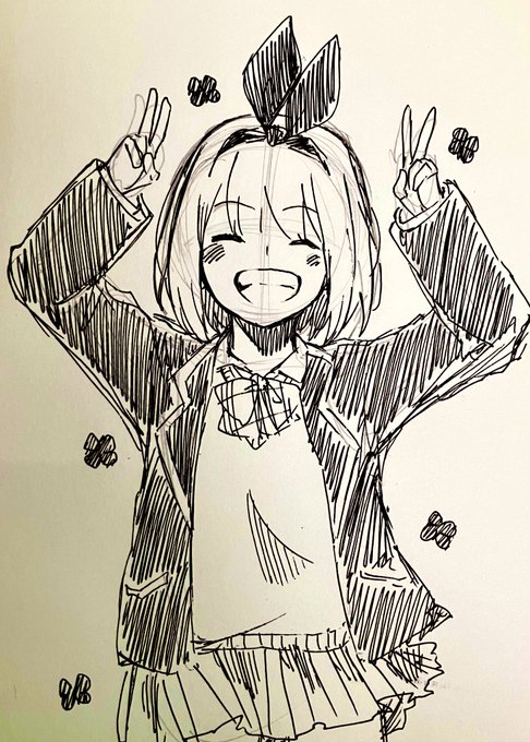コメントに書いてあったので🍀
#五等分の花嫁 
#イラスト 